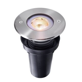 Deko-Light, Bodeneinbauleuchte, Tall COB I, 7,8 W, 3000 K, Silber, 720 lm, Eingangsspannung: 220-240 V/AC, Edelstahl, Energieeffizienzklasse: E, IP 67