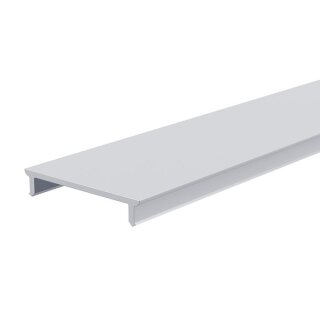 Deko-Light, Profil Abdeckung, Abdeckung P-01-20, Kunststoff, Satiniert 40% Transmission, Tiefe: 2000 mm, Breite: 24.5 mm, Höhe: 4.5 mm