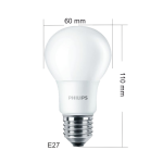 Philips CorePro LEDbulb E27 Matt 5.5W 470lm 200°| NON...