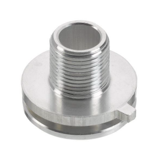 NOA Nippel für Stromschienenadapter | M13x1 / 12mm Gewindelänge | XTSA55/12-9 | Aluminium (ALTERNATIVE VERFÜGBAR)