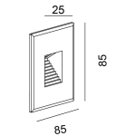 Deko-Light, Mechanisches Systemzubehör, Abdeckung silber grau eckig für Light Base COB Indoor (563000), Aluminium, Verkehrsgrau A RAL 7042, Tiefe: 85 mm, Breite: 85 mm, Höhe: 25 mm, IP 20