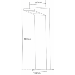 Deko-Light, Pollerleuchte, Iretta, 4,2 W, 3000 K, Anthrazit, 240 lm, Eingangsspannung: 220-240 V/AC, Aluminiumdruckguss, Energieeffizienzklasse: G, IP 44