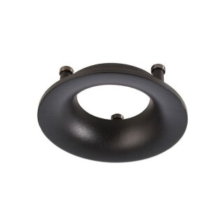 Deko-Light, Mechanisches Systemzubehör, Reflektor Ring Schwarz für Serie Uni II Mini, Aluminiumdruckguss, Schwarz, Höhe: 21 mm, Durchmesser: 59 mm, IP 20