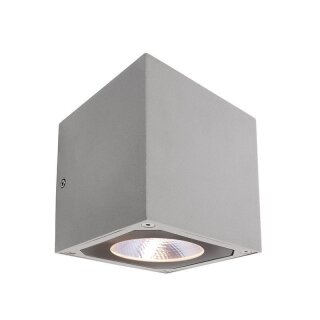 Deko-Light, Wandaufbauleuchte, Cubodo II Double, 16 W, 3000 K, Silber, 1260 lm, Eingangsspannung: 220-240 V/AC, Aluminiumdruckguss, Energieeffizienzklasse: G, IP 54