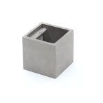 Deko-Light, Wandaufbauleuchte, Cube, 1x max. 25 W G9, Grau, Eingangsspannung: 220-240 V/AC, Beton, IP 20