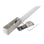 Deko-Light, Wandaufbauleuchte, Larga 910 mm, 9 W, 3000 K, Silber, 770 lm, Eingangsspannung: 100-277 V/AC, Aluminiumdruckguss, Gebürstet, Energieeffizienzklasse: G, IP 20