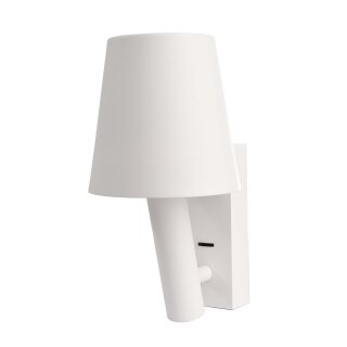 Deko-Light, Wandaufbauleuchte, Alwa I, 3,5 W, 3000 K, Weiß, 200 lm, Eingangsspannung: 220-240 V/AC, Aluminium, Energieeffizienzklasse: G, IP 20