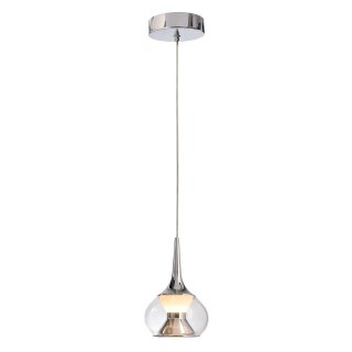 Deko-Light, Pendelleuchte, Elena, 5,4 W, DIM, 2700 K, 290 lm, Eingangsspannung: 220-240 V/AC, Glas, Satiniert, Energieeffizienzklasse: G, IP 20