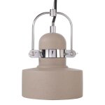 Deko-Light, Pendelleuchte, Pavonis, 1x max. 25 W E27, Grau, Eingangsspannung: 220-240 V/AC, Beton, IP 20