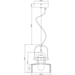 Deko-Light, Pendelleuchte, Pavonis, 1x max. 25 W E27, Grau, Eingangsspannung: 220-240 V/AC, Beton, IP 20