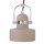 Deko-Light, Pendelleuchte, Pavonis, 1x max. 25 W E27, Grau, Eingangsspannung: 220-240 V/AC, Beton, IP 20