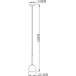 Deko-Light, Pendelleuchte, Bunda, 1x max. 28 W G9, Silber, Eingangsspannung: 220-240 V/AC, Glas, Glänzend, IP 20