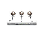 Deko-Light, Pendelleuchte, Bunda, 3x max. 28 W G9, Silber, Eingangsspannung: 220-240 V/AC, Glas, Glänzend, IP 20