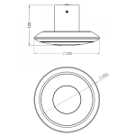 Deko-Light, Wandaufbauleuchte, Bermuda II, 12 W, 3000 K, Weiß, 655 lm, Eingangsspannung: 220-240 V/AC, Aluminiumdruckguss, Energieeffizienzklasse: G, IP 20