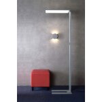 Deko-Light, Stehleuchte, Office One Transparent, 55 W, Touch DIM, 4000 K, Silber, 6245 lm, Eingangsspannung: 200-240 V/AC, Aluminium, Energieeffizienzklasse: E, IP 20