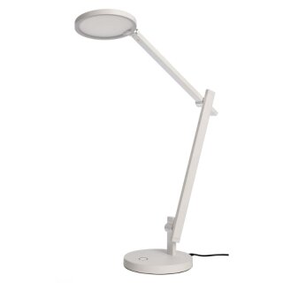 Deko-Light, Tischleuchte, Adhara, 12 W, DIM, 3000 K, Weiß, 950 lm, Eingangsspannung: 100-240 V/AC, Aluminium, Energieeffizienzklasse: G, IP 20