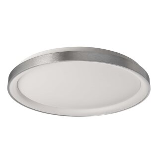 Deko-Light, Deckenaufbauleuchte, Mirach 580 mm, 54 W, DIM, 3000 K, Silber, 4365 lm, Eingangsspannung: 220-240 V/AC, Aluminium, Gebürstet, Energieeffizienzklasse: E, IP 20