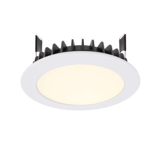 Deko-Light, Deckeneinbauleuchte, LED Panel Round III, 12 W, 3000 K, Weiß, 1310 lm, Stromkonstant, Eingangsspannung: 35.7 V/DC, Bemessungsstrom: 350 mA, Aluminiumdruckguss, Energieeffizienzklasse: G, IP 20