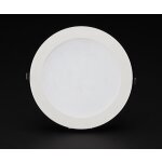 Deko-Light, Deckeneinbauleuchte, LED Panel Round III, 26 W, 3000 K, Weiß, 2680 lm, Stromkonstant, Eingangsspannung: 37 V/DC, Bemessungsstrom: 700 mA, Aluminiumdruckguss, Energieeffizienzklasse: G, IP 20