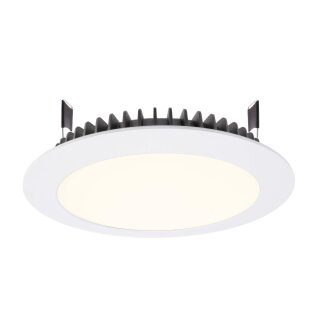 Deko-Light, Deckeneinbauleuchte, LED Panel Round III, 26 W, 4000 K, Weiß, 2690 lm, Stromkonstant, Eingangsspannung: 37 V/DC, Bemessungsstrom: 700 mA, Aluminiumdruckguss, Energieeffizienzklasse: G, IP 20