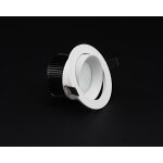 Deko-Light, Deckeneinbauleuchte, COB 94, 16 W, RGB/3000 K, Grau, 710 lm, Spannungskonstant, Eingangsspannung: 24 V/DC, Aluminiumdruckguss, Matt, Energieeffizienzklasse: G, IP 20