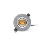 Deko-Light, Deckeneinbauleuchte, COB-68-24V-4,5 W-2700K-Rund-Silber, 330 lm, Spannungskonstant, Eingangsspannung: 24 V/DC, Aluminiumdruckguss, Gebürstet, Energieeffizienzklasse: G, IP 20