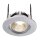 Deko-Light, Deckeneinbauleuchte, COB-68-24V-4,5 W-4000K-Rund-Tilt-Silber, 370 lm, Spannungskonstant, Eingangsspannung: 24 V/DC, Aluminiumdruckguss, Gebürstet, Energieeffizienzklasse: G, IP 20