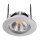 Deko-Light, Deckeneinbauleuchte, COB-68-24V-8,5 W-4000K-Rund-Tilt-Silber, 720 lm, Spannungskonstant, Eingangsspannung: 24 V/DC, Aluminiumdruckguss, Gebürstet, Energieeffizienzklasse: G, IP 20