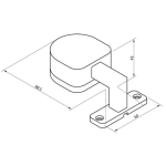 Deko-Light, Möbelaufbauleuchte, Gienah, 3,2 W, 3000 K, Silber, 172 lm, Stromkonstant, Eingangsspannung: 9 V/DC, Bemessungsstrom: 350 mA, Aluminium, Glänzend, Energieeffizienzklasse: G, IP 20