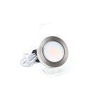 Deko-Light, Möbelaufbauleuchte, Baham I, 2 W, 3000 K, Silber, 240 lm, Spannungskonstant, Eingangsspannung: 12 V/DC, Aluminium, Gebürstet, Energieeffizienzklasse: G, IP 20