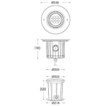 Deko-Light, Bodeneinbauleuchte, Soft Flex, 18 W, 3000 K, Silber, 770 lm, Eingangsspannung: 220-240 V/AC, Edelstahl, Energieeffizienzklasse: G, IP 67