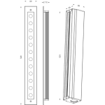 Deko-Light, Bodeneinbauleuchte, Line V, 18 W, 3000 K, Silber, 1100 lm, Eingangsspannung: 220-240 V/AC, Edelstahl, Energieeffizienzklasse: G, IP 67