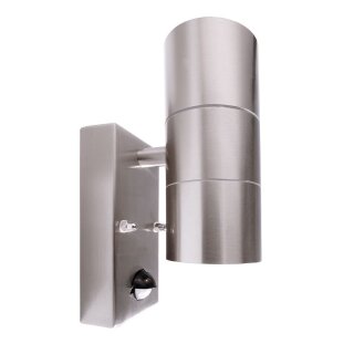 Deko-Light, Wandaufbauleuchte, Zilly Up and Down Motion, 2x max. 35 W, Silber, Eingangsspannung: 220-240 V/AC, Edelstahl, IP 44