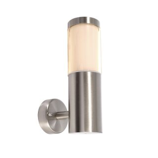 Deko-Light, Wandaufbauleuchte, Porrima II, 1x max. 5 W GU10, Silber, Eingangsspannung: 220-240 V/AC, Edelstahl, Gebürstet, IP 44