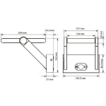 Deko-Light, Solaraufbauleuchte, Solar Premium I Motion, 1,6 W, 3200 K, Grau, 170 lm, Spannungskonstant, Eingangsspannung: 3.7 V/DC, Aluminium, IP 54