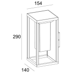 Deko-Light, Solaraufbauleuchte, Samas Solar Motion, 2,2 W, 3000 K, Grau, 130 lm, Spannungskonstant, Eingangsspannung: 3.7 V/DC, Aluminiumdruckguss, IP 54