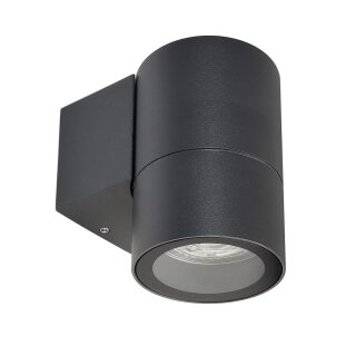 Deko-Light, Wandaufbauleuchte, Achernar Down, 1x max. 50 W GU10, Schwarz, Eingangsspannung: 220-240 V/AC, Aluminiumdruckguss, IP 65