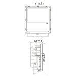 Deko-Light, Fluter, Flood RF II, 30 W, RGB, Grau, 1060 lm, Eingangsspannung: 100-240 V/AC, Kunststoff, Energieeffizienzklasse: G, IP 65, IP 44