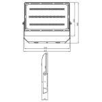 Deko-Light, Fluter, Brachium, 82 W, 4000 K, Schwarz, 8400 lm, Eingangsspannung: 220-240 V/AC, Aluminiumdruckguss, Energieeffizienzklasse: G, IP 65, IP 44