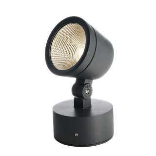 Deko-Light, Fluter, Colt COB, 15 W, DIM, 3000 K, Schwarz, 1090 lm, Eingangsspannung: 220-240 V/AC, Aluminiumdruckguss, Energieeffizienzklasse: G, IP 65