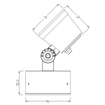 Deko-Light, Fluter, Colt, 8 W, RGB/5500 K, Schwarz, 485 lm, Eingangsspannung: 24 V/DC, Aluminiumdruckguss, Energieeffizienzklasse: G, IP 65