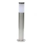 Deko-Light, Pollerleuchte, Porrima 500 mm, 1x max. 5 W GU10, Silber, Eingangsspannung: 220-240 V/AC, Edelstahl, Gebürstet, IP 44