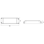 Deko-Light, Netzgerät (CC, DC) dimmbar, BASIC, DIM, CC, D50040NT/40W, Stromkonstant, Mit Phasenanschnittsdimmer / Mit Phasenabschnittsdimmer, 20,0-40,0 W, Eingangsspannung: 220-240 V/AC, Ausgangsspannung min./max.: 40-80 V/DC