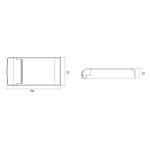 Deko-Light, Netzgerät (CC, DC) dimmbar, BASIC, DIM, Multi CC, IE-75D, Stromkonstant, DALI 2.0 / DT6 / Intelli Push-Dim, 26,0-75,0 W, Eingangsspannung: 220-240 V/AC, Ausgangsspannung min./max.: 25-57 V/DC