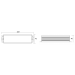 Deko-Light, Netzgerät (CV, DC) dimmbar, IP, DIM, CV, PD12-150-1-10V, Spannungskonstant, 1-10 V, 150.0 W, Eingangsspannung: 100-240 V/AC, Bemessungsstrom: 800 mA, Ausgangsspannung: 12 V/DC, Ausgangsspannung min./max.: 3-12 V/DC