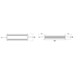 Deko-Light, Netzgerät (CV, DC), IP, CV, V6-150-24, Spannungskonstant, 150.0 W, Eingangsspannung: 100-240 V/AC, Bemessungsstrom: 1800 mA, Ausgangsspannung: 24 V/DC