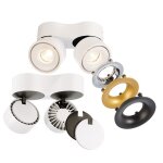 Deko-Light, Mechanisches Systemzubehör, Reflektor Ring Weiß für Serie Uni II Mini, Aluminiumdruckguss, Signalweiß RAL 9003, Höhe: 21 mm, Durchmesser: 59 mm, IP 20