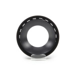 Deko-Light, Mechanisches Systemzubehör, Reflektor Ring II Schwarz für Serie Uni II Mini, Kunststoff, Schwarz, Höhe: 25 mm, Durchmesser: 63 mm, IP 20