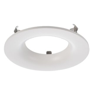 Deko-Light, Mechanisches Systemzubehör, Reflektor Ring Weiß für Serie Uni II Max, Aluminiumdruckguss, Signalweiß RAL 9003, Höhe: 26 mm, Durchmesser: 107 mm, IP 20