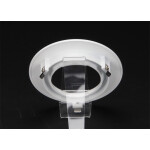 Deko-Light, Mechanisches Systemzubehör, Reflektor Ring Weiß für Serie Uni II Max, Aluminiumdruckguss, Signalweiß RAL 9003, Höhe: 26 mm, Durchmesser: 107 mm, IP 20